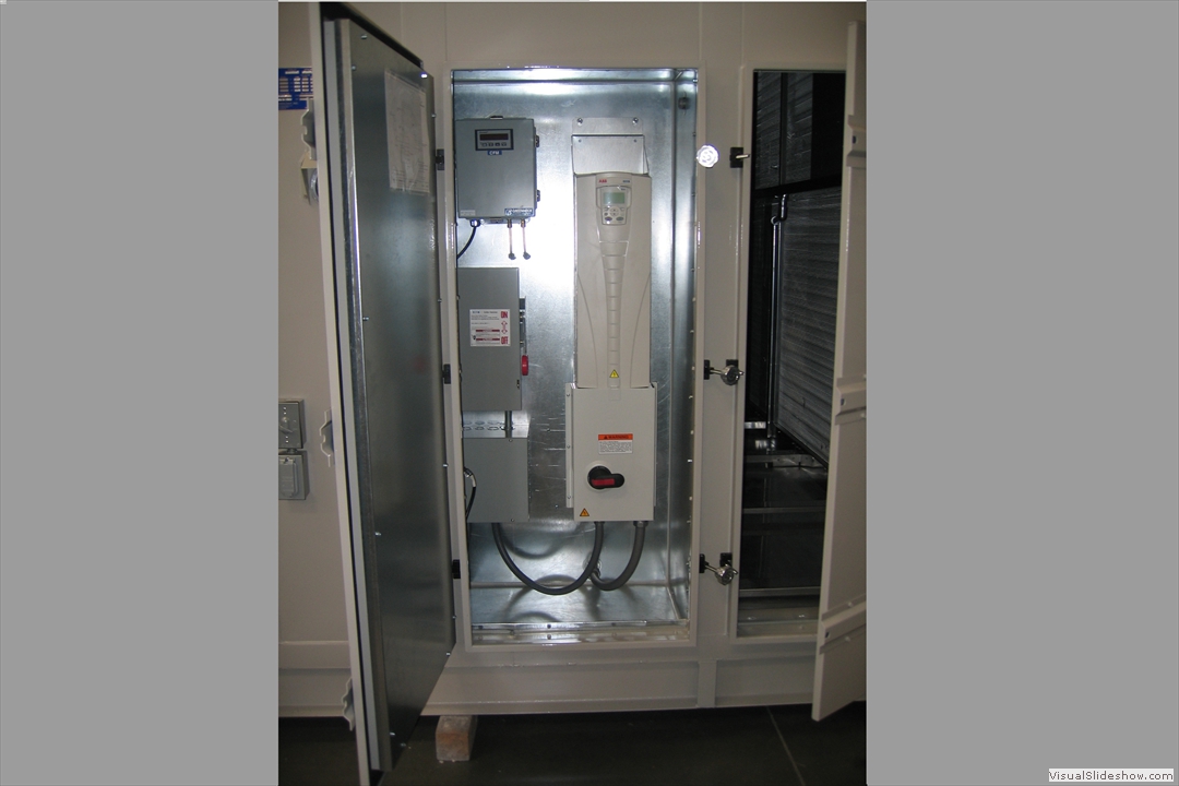 Electrical components can also be housed inside if the unit if there is adequate room.
